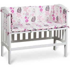 Babytrold Madrasset Bedside Crib, Lila Fgel