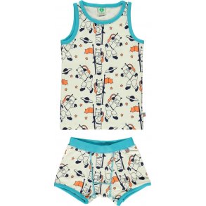 Smfolk Drenge undertj med astronauter, Creme