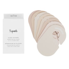3 Sprouts Garderobsavdelare (8 stycken), Neutral