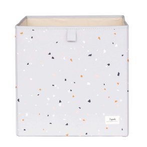 3 Sprouts Storage Box, Terrazzo/Light gray