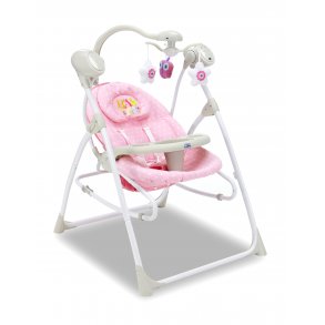 Asalvo Baby Bouncer Swing 3-in-1, Pink