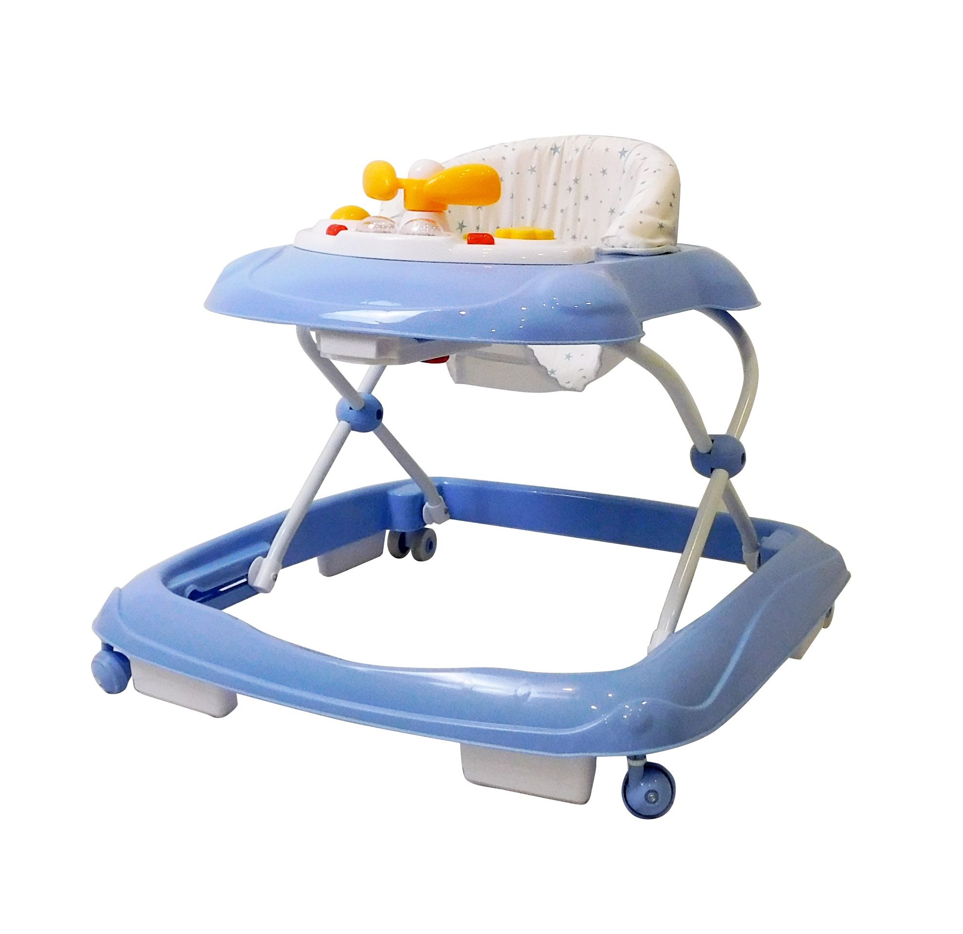Asalvo Walking Chair, Baby Blue Stars Asalvo Onlinekids.no