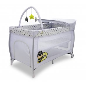 Asalvo Travel Cot Mix Plus with Insert, Changing Table and Opening, Captain Asalvo