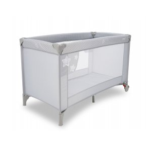 Asalvo Travel Cot Baleares Stars, Grey