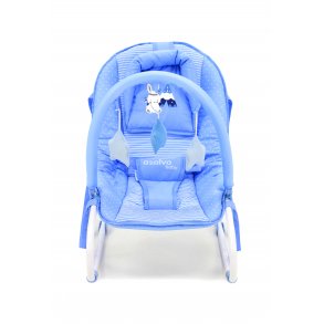 Asalvo Baby Bouncer Baby Rabbit Tipi, Blue