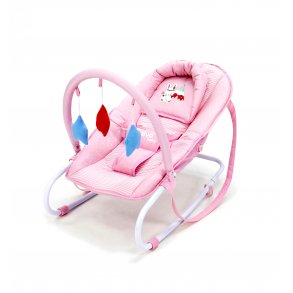 Asalvo Baby Bouncer Baby Rabbit Tipi, Pink