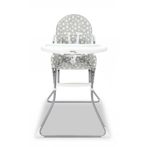 Asalvo High Chair Quick, Grey Stars