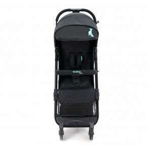 Asalvo Pushchair Flight Travel+, Black/Aqua