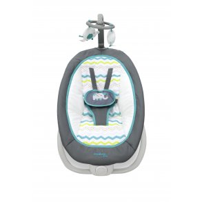 Asalvo Baby Bouncer Fold Elephant, Aqua