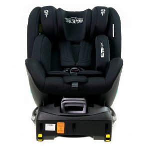 Asalvo Car Seat 0-18 kg. and 360 degree rotation, Elite Fix, Black