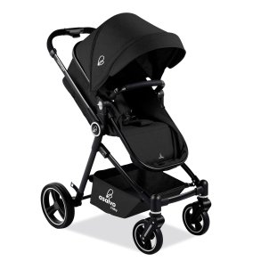 Asalvo klapvogn Kbenhavn med fodpose, Sort