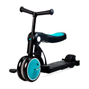 TRICYCLE 5-1 RIDE AND ROLL AQUA