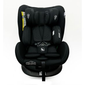 Asalvo Autostol 0-36 kg. og 360 graders rotation, Star fix, Sort