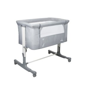 Asalvo Bedside Crib Mini Calm, Grey