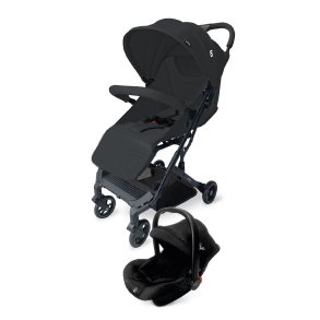 Asalvo Klapvogn Tumbucto Travel System, Sort