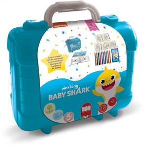 Baby Shark Stamp and Colouring Travel Set