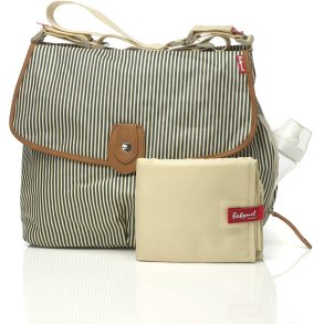 Babymel Pusletaske Satchel, Stripe Navy