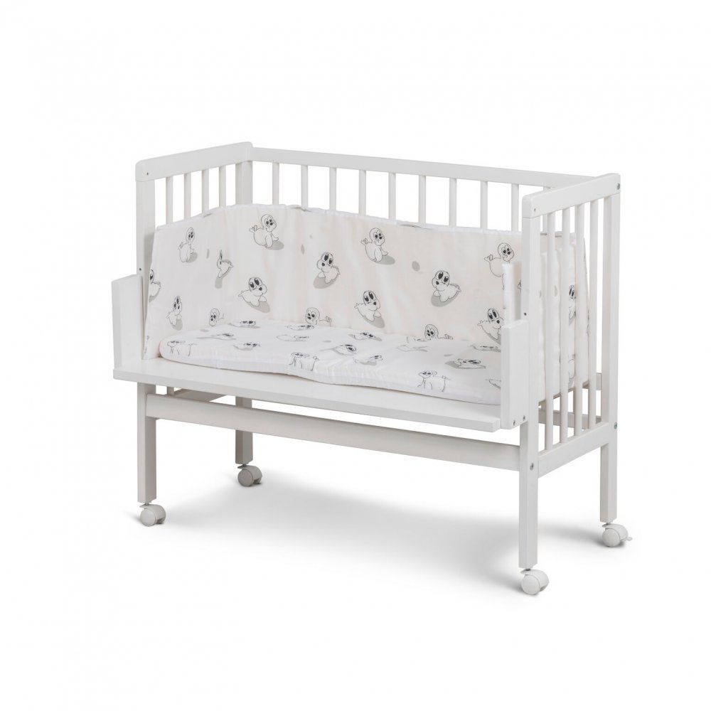 Babytrold Bedside Crib, hvid - -