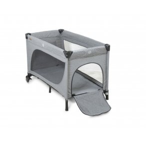  Babytrold Travel cot / Weekend bed with opening, Gray Denim