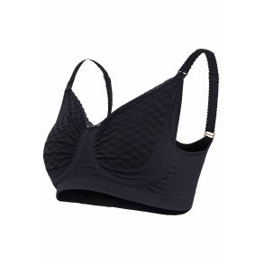 Carriwell Seamless Graviditets & Amme BH med Carri-Gel Sttte, Black