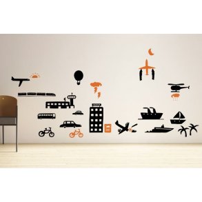 Dali City wallstickers 