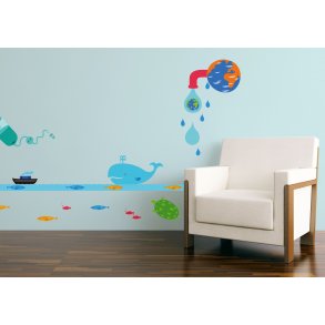 Dali Vandets cyklus wallstickers 