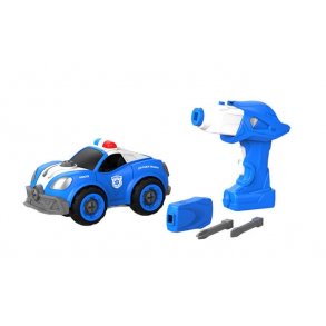 Polisbil, bygg sjlv m/fjrrkontroll