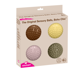 Edushape Sinnesboll (4 st), Boho Chic