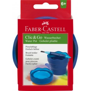 Faber-Castell Water Cup Click&Go, Blue
