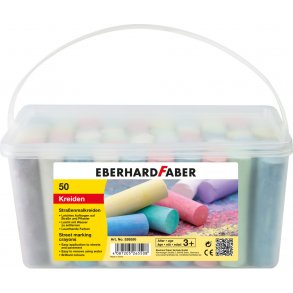 Faber-Castell Jumbo Chalk in Bucket (20 pcs)