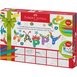 Faber-Castell Markers Connector and Cards (70 pcs)