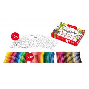 Faber-Castell Markers Connector and Cards (70 pcs)