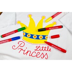 Faber-Castell T-shirt Fabric Markers (5 pcs)