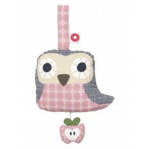 FRANCK & FISCHER Mini music box, Owl/Powdered Rose