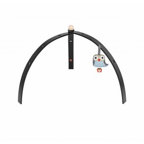 FRANCK & FISCHER Baby Aktivitetsstativ, Tr/Svart