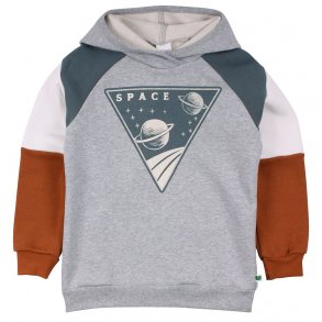 Fred's World Sweatshirt med htte, Astro/Pale greymarle