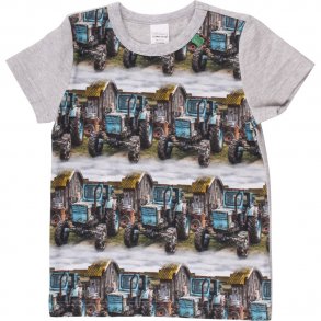 Freds World T-Shirt SS, Farming/Pale Greymarl