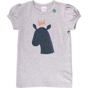 Freds World T-Shirt SS, Safari/Pale Greymarl