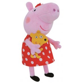 Greta Gris med prickig klnning 