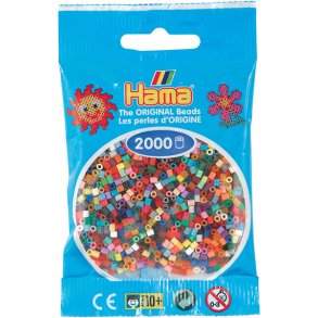 Hama Mini perler 2000 stk., Mix