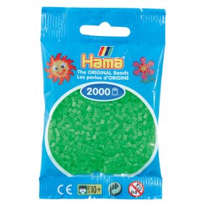 Hama Mini perler, Fluor grn
