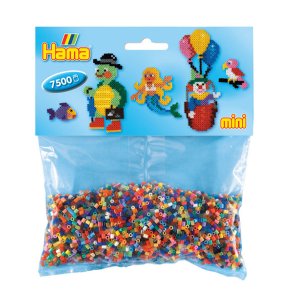 Hama Mini perler 7.500 stk., Mix