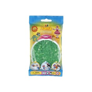 Hama Midi prlor 1000 st., Transparent grn