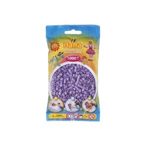 Hama Midi prlor 1000 st., Pastell lila