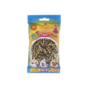 Hama Midi prlor 1000 st., Brons