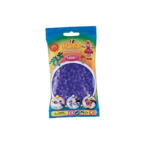 Hama Midi prlor 1000 st., Transparent lila