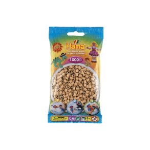 Hama Midi prlor 1000 st., Ljus nougat