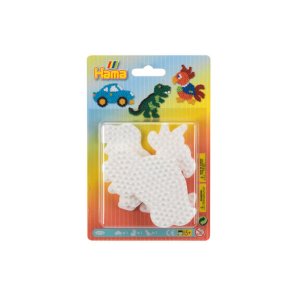 Hama Midi Stiftplattor (3 st.), Bil/papegoja/dinosaurie