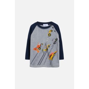 Hust and Claire T-skjorte LS, Allan/Soft Grey