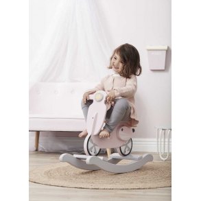 Kid's Concept rocking- scooter, Powdered rose/white
